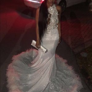 Custom T.Kamar prom dress. Worn once & dry cleaned